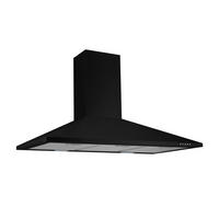 DUNSTABZUGSHAUBE CH22055-90S  - Schwarz, Basics, Metall (90/58-96/47,5cm) - Respekta