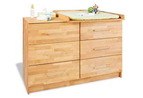 BABYZIMMER PINOLINO NATURA  - Buchefarben, Natur, Holz - Pinolino