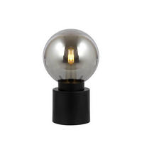 BORDSLAMPA 15/24,5 cm   - svart, Design, metall/glas (15/24,5cm) - Globo