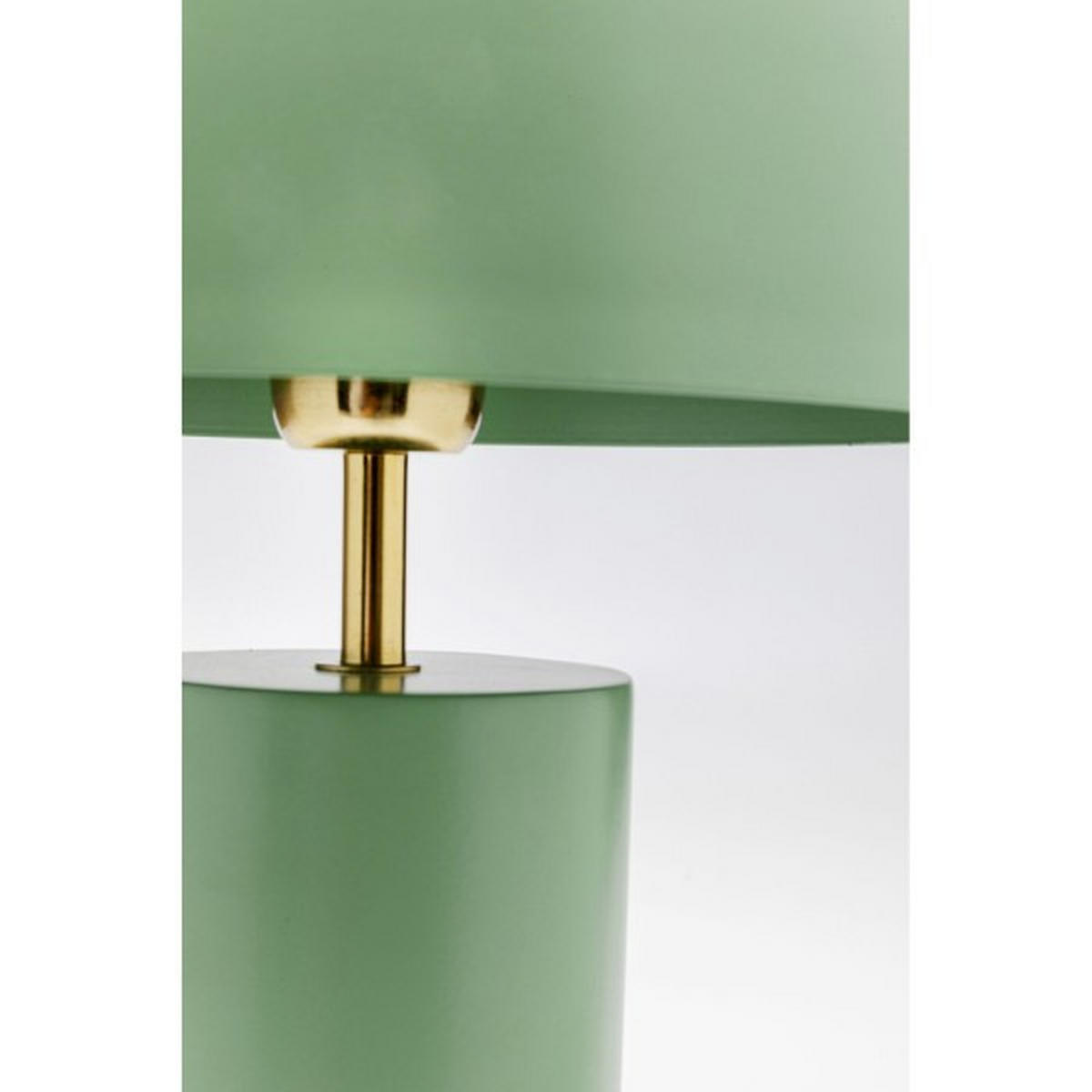 TISCHLEUCHTE 25/38/25 cm   - Salbeigrün/Goldfarben, Design, Metall (25/38/25cm) - Kare-Design