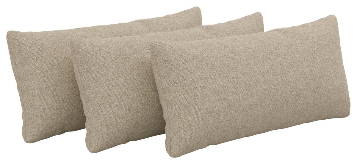 ZIERKISSEN ZOE E 3-teilig 60/30 cm  - Beige, KONVENTIONELL, Textil (60/30cm) - Sit & More