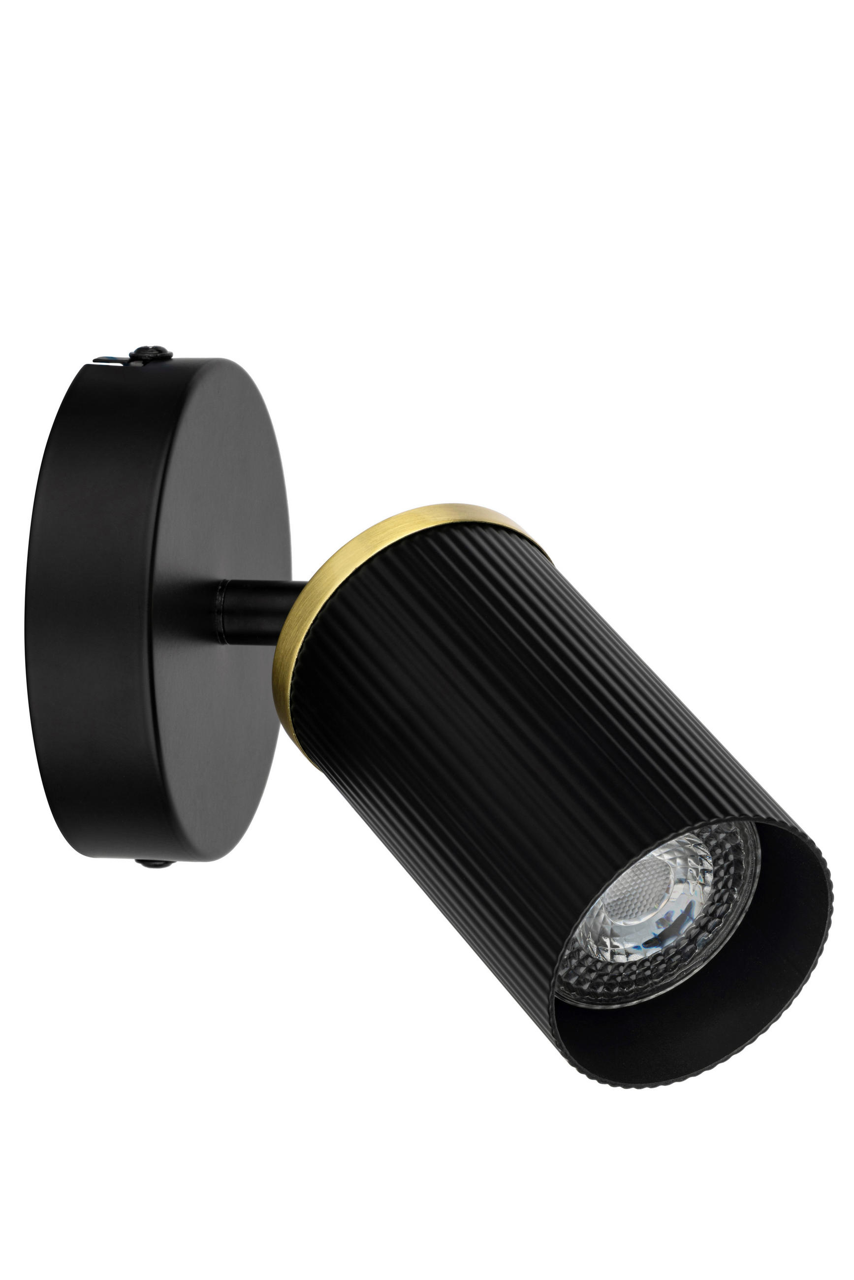 WANDLEUCHTE 15/10/18 cm  - Goldfarben/Schwarz, Trend, Metall (15/10/18cm) - Collett's Monde