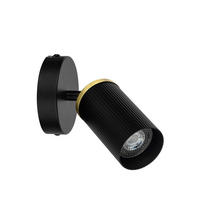 WANDLEUCHTE 15/10/18 cm  - Goldfarben/Schwarz, Trend, Metall (15/10/18cm) - Collett's Monde