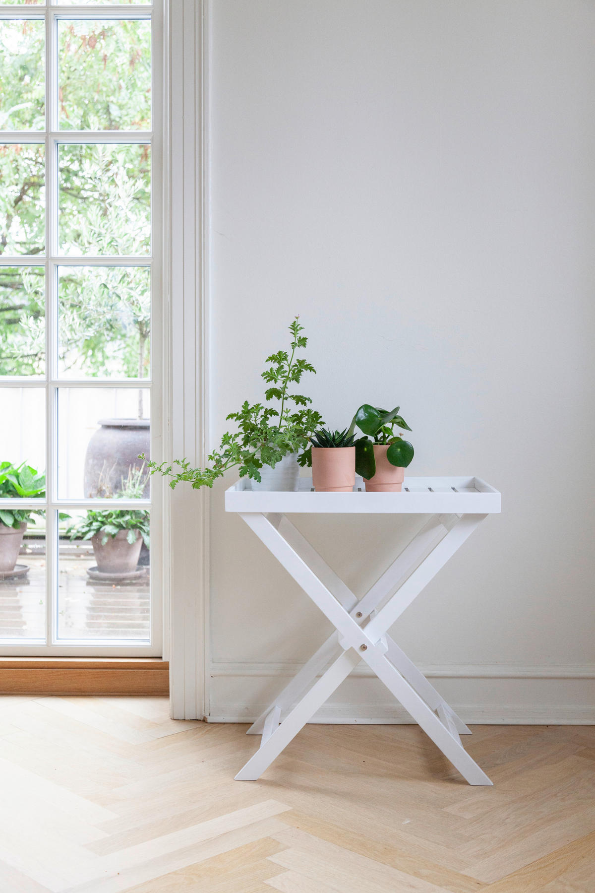 TABLETTTISCH in Holz 60/40/65 cm  - Weiss Hochglanz, Konventionell, Holz (60/40/65cm) - MID.YOU