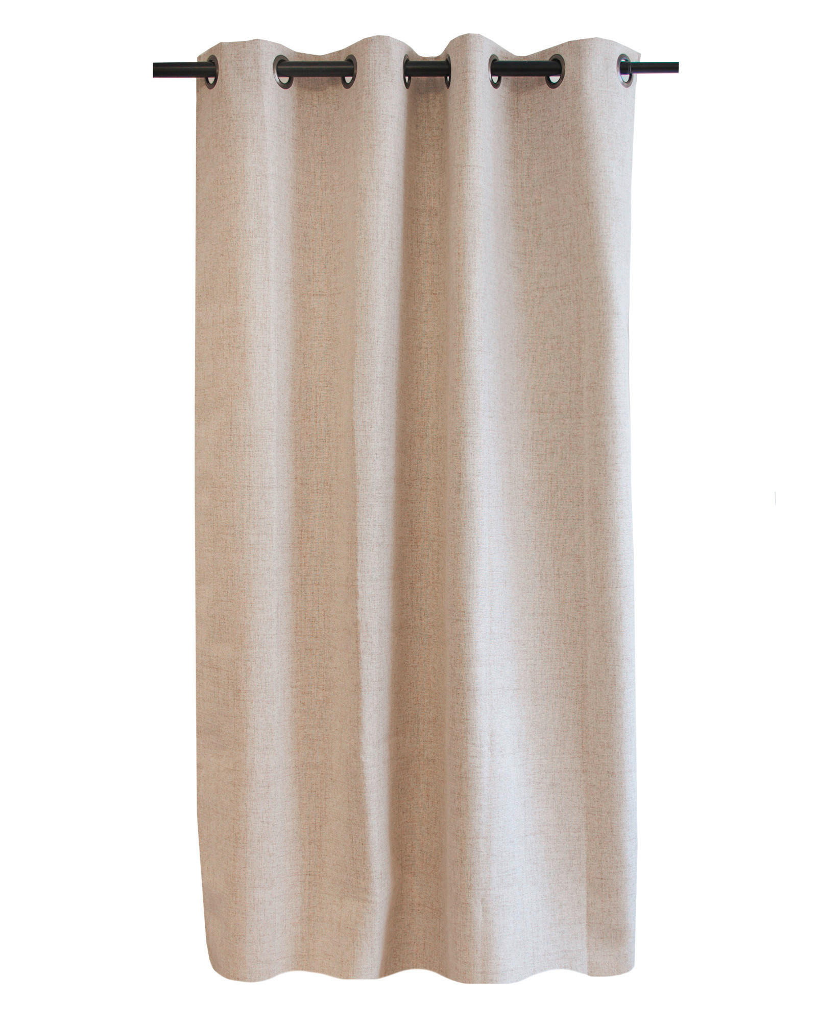 VERDUNKELUNGSVORHANG - Beige, Basics, Textil (135/260cm)