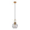 HÄNGLAMPA 20/33 cm  - klar, Basics, metall/glas (20/33cm) - Ambia Home