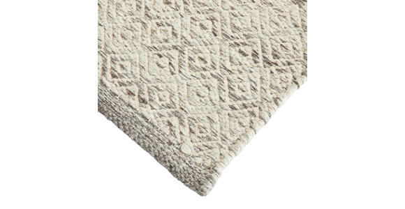 HANDWEBTEPPICH 70/130 cm Jupiter Grau  - Grau, Natur, Textil (70/130cm) - Linea Natura