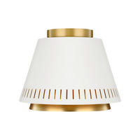 DECKENLEUCHTE Carter 28.1/21.3 cm   - Weiß, KONVENTIONELL, Metall (28.1/21.3cm) - Elstead Lighting