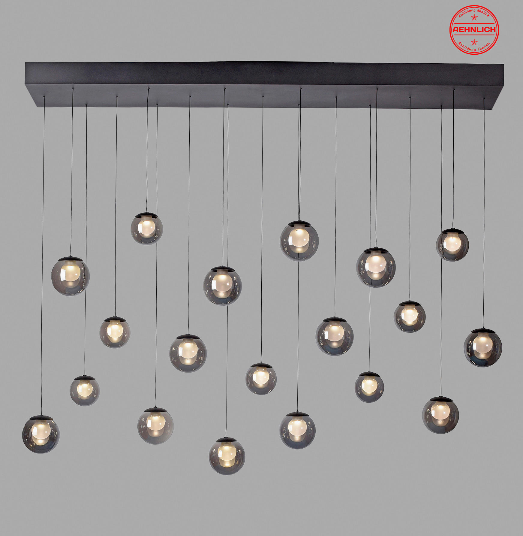 LED-PENDELLEUCHTE 150/40/180 cm   - Anthrazit, Design (150/40/180cm) - Neuhaus PURE