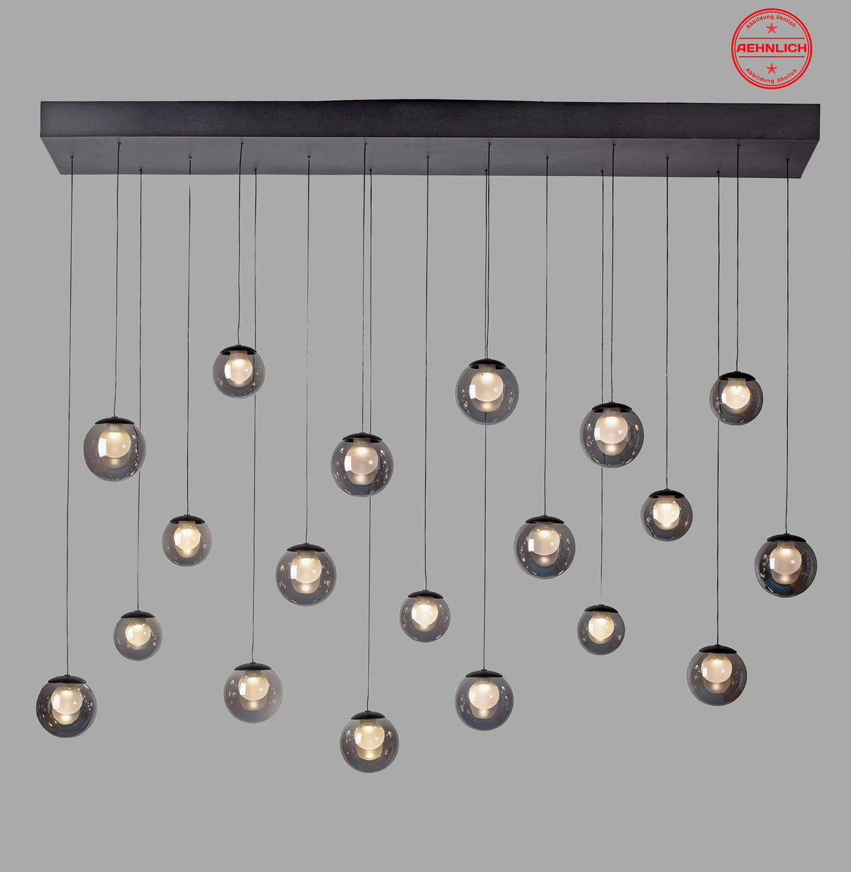 LED-PENDELLEUCHTE 150/40/180 cm   - Anthrazit, Design (150/40/180cm) - Neuhaus PURE