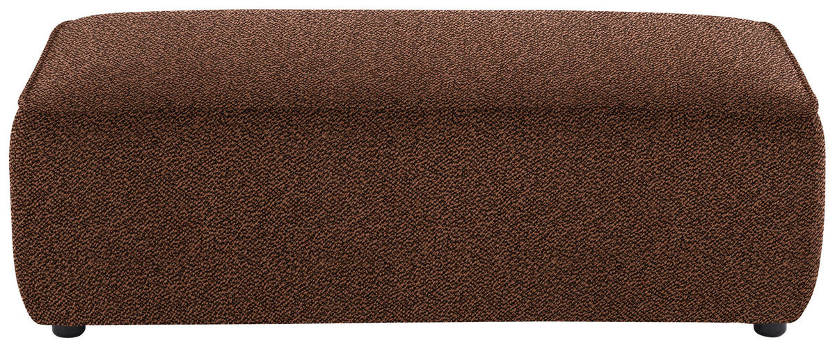 ECKSOFA in Flachgewebe Braun  164/341 cm  - Schwarz/Braun, Design, Kunststoff/Textil (164/341cm) - W.Schillig