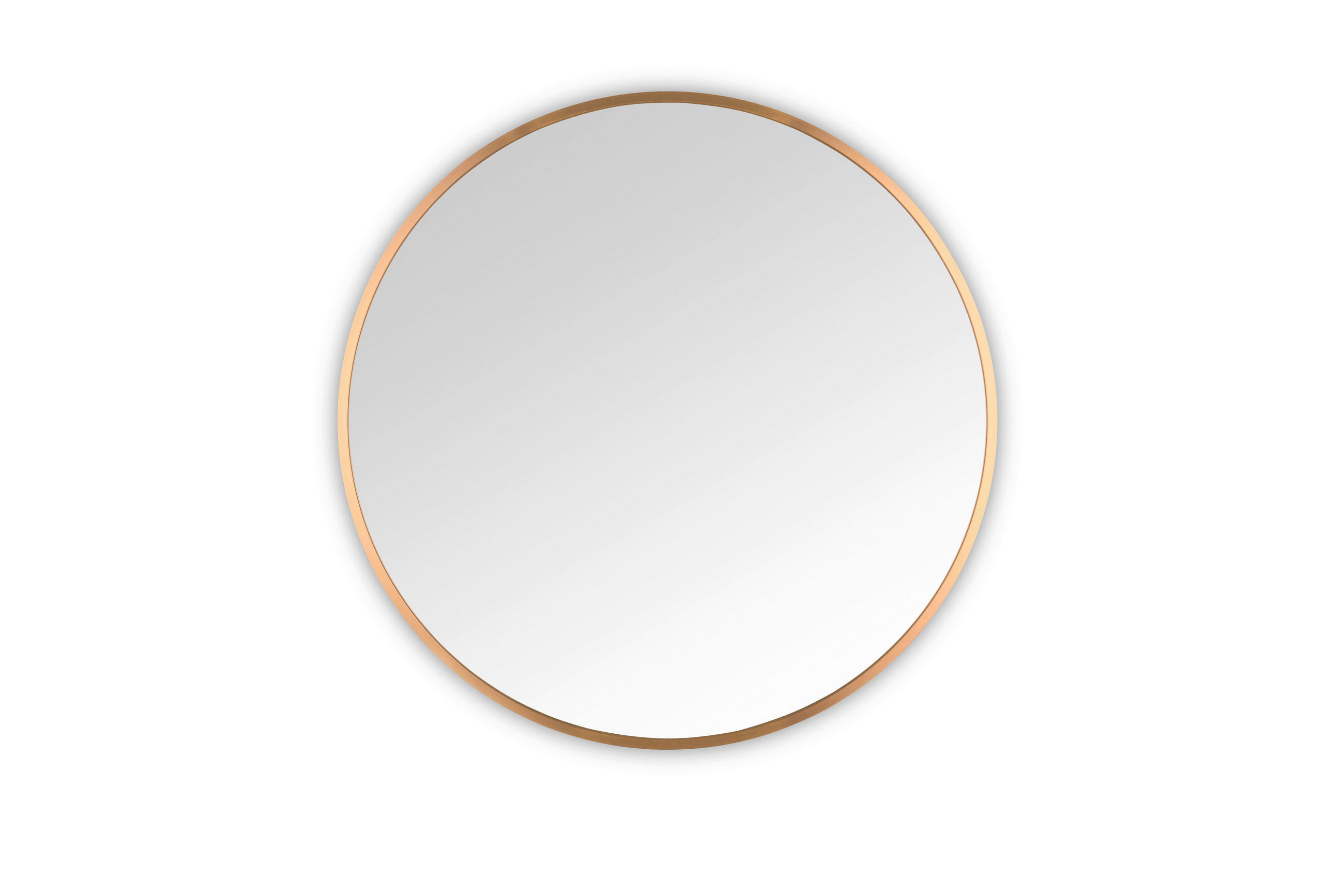 WANDSPIEGEL Goldfarben  - Goldfarben, Basics, Glas/Metall (60/60/2,8cm) - Milino