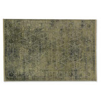 WEBTEPPICH 140/200 cm VELVET 6665/54 D.194 035 Olivgrün  - Olivgrün, Basics, Textil (140/200cm) - Schöner Wohnen