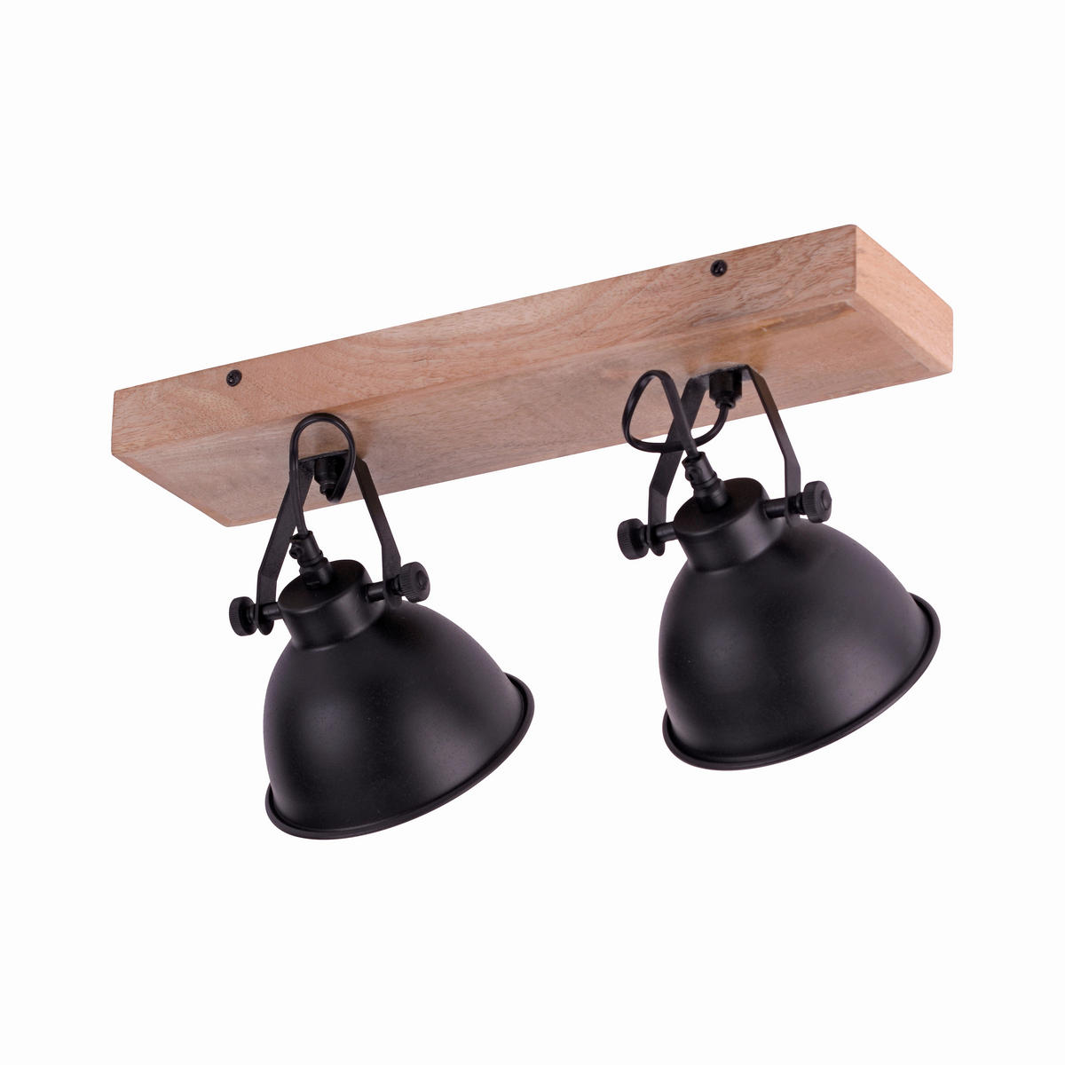 DECKENLEUCHTE SAMIA 44/22/22 cm   - Schwarz, Trend, Holz/Metall (44/22/22cm)