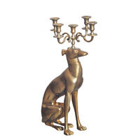 KERZENHALTER - Goldfarben, Design, Metall (26/69/40cm) - Livetastic