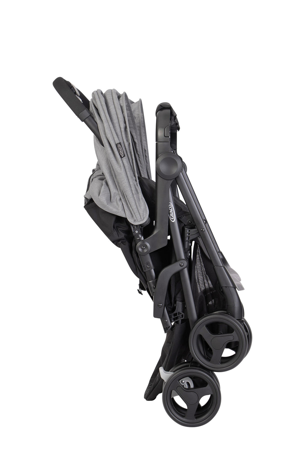 GESCHWISTERWAGEN DuoRider  - Schwarz/Grau, Basics, Textil/Metall (70/78/102cm) - Graco