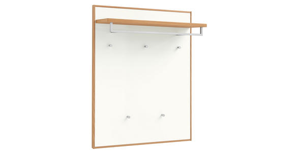 GARDEROBE 5-teilig  in 165/195/40 cm  - Hellbraun/Eichefarben, Basics, Glas/Holz (165/195/40cm) - Novel