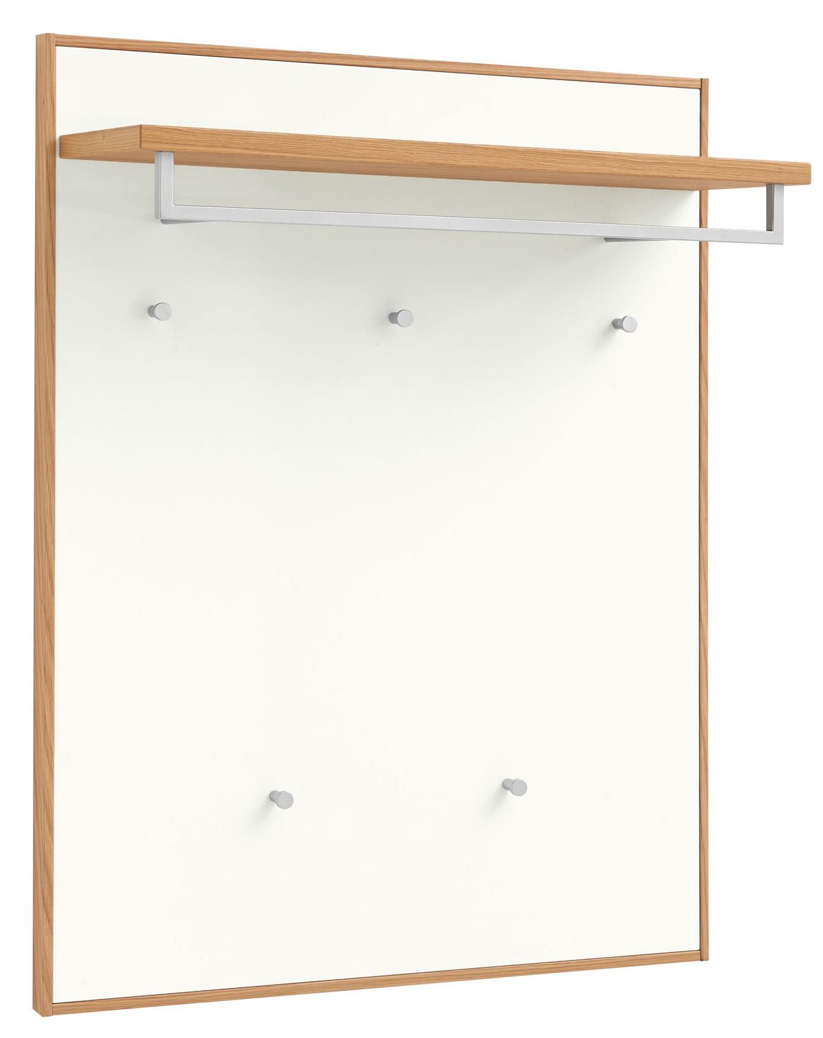 GARDEROBE 5-teilig  in 165/195/40 cm  - Hellbraun/Eichefarben, Basics, Glas/Holz (165/195/40cm) - Novel