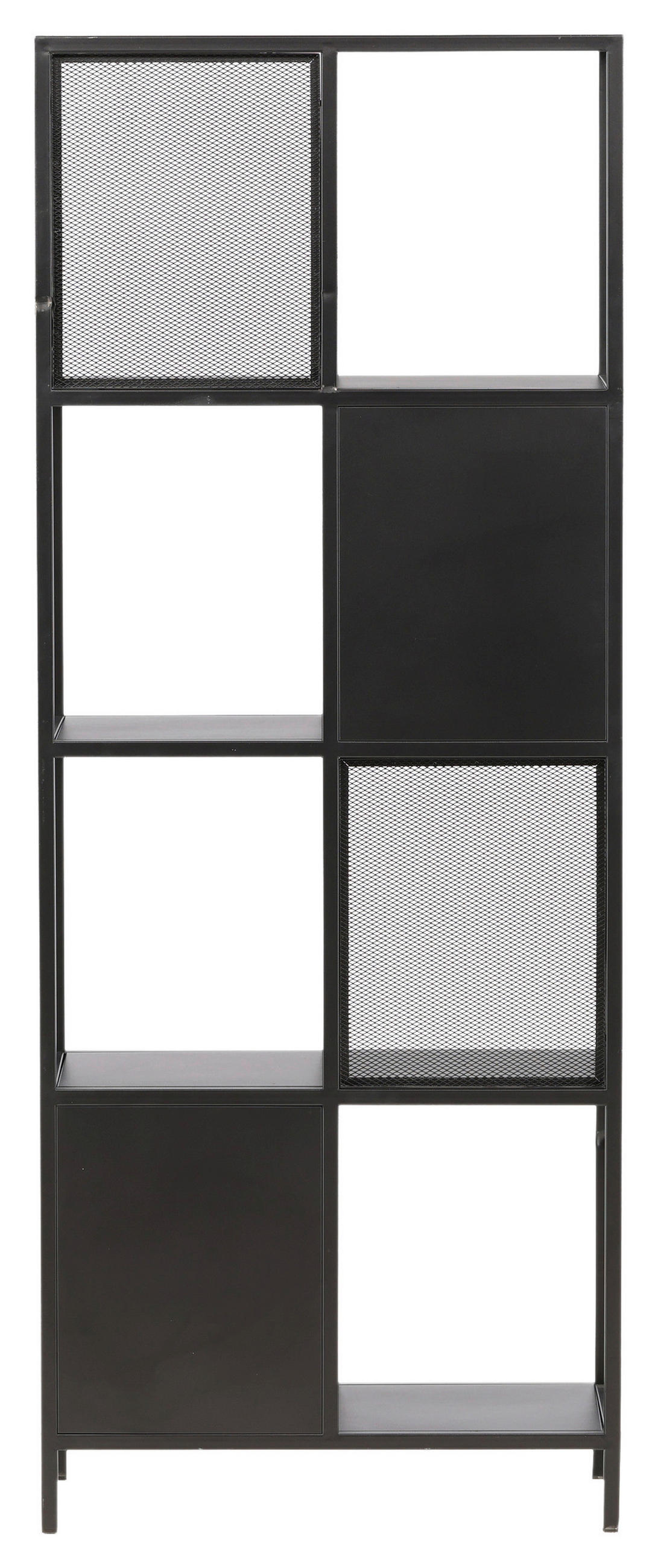 HYLLA i 70/180/35 cm svart  - svart, Design, metall (70/180/35cm) - Livetastic