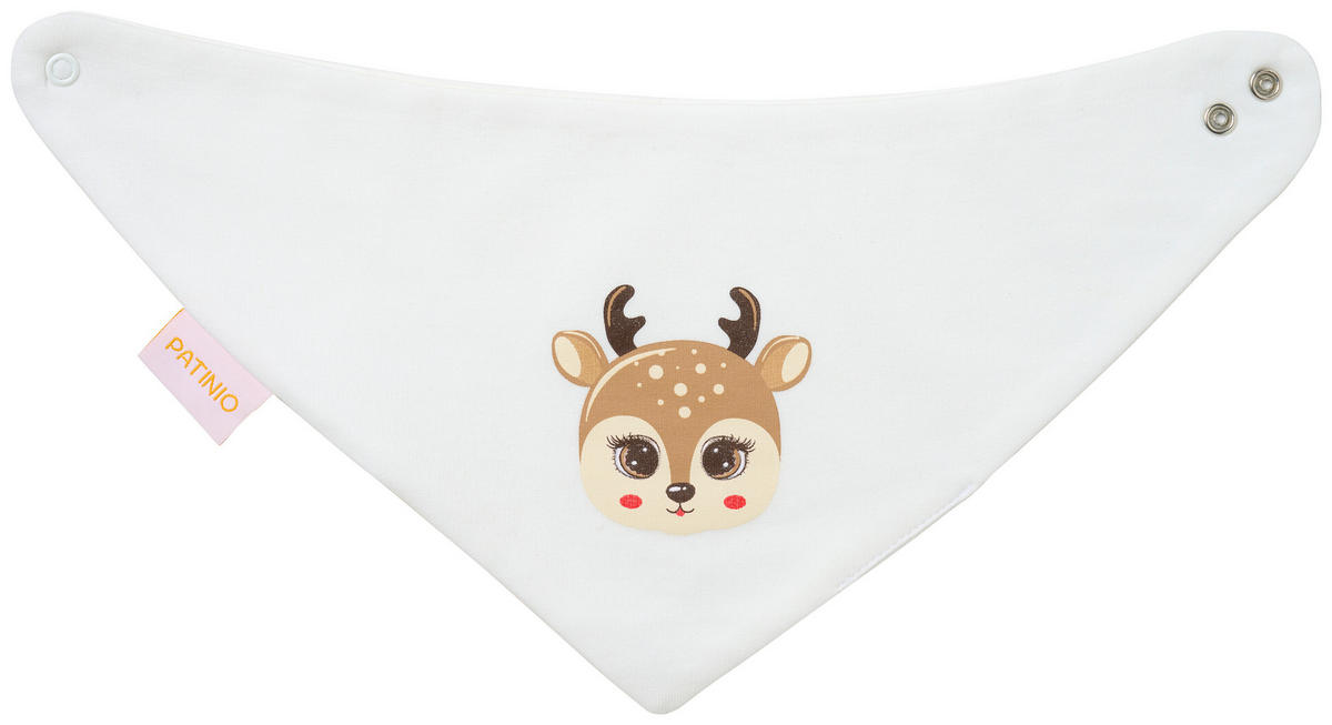 TREKANTSSCARF DEER GIRLS  - naturfärgad, Trend, textil - Patinio
