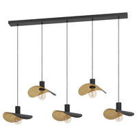 HÄNGELEUCHTE 125/29/150 cm  - Goldfarben/Schwarz, Design, Metall (125/29/150cm) - Eglo