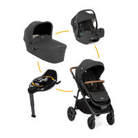 KINDERWAGENSET  Alore Set  Shale  - Schwarz, Basics, Textil (64/120/94cm) - JOIE SIGNATURE