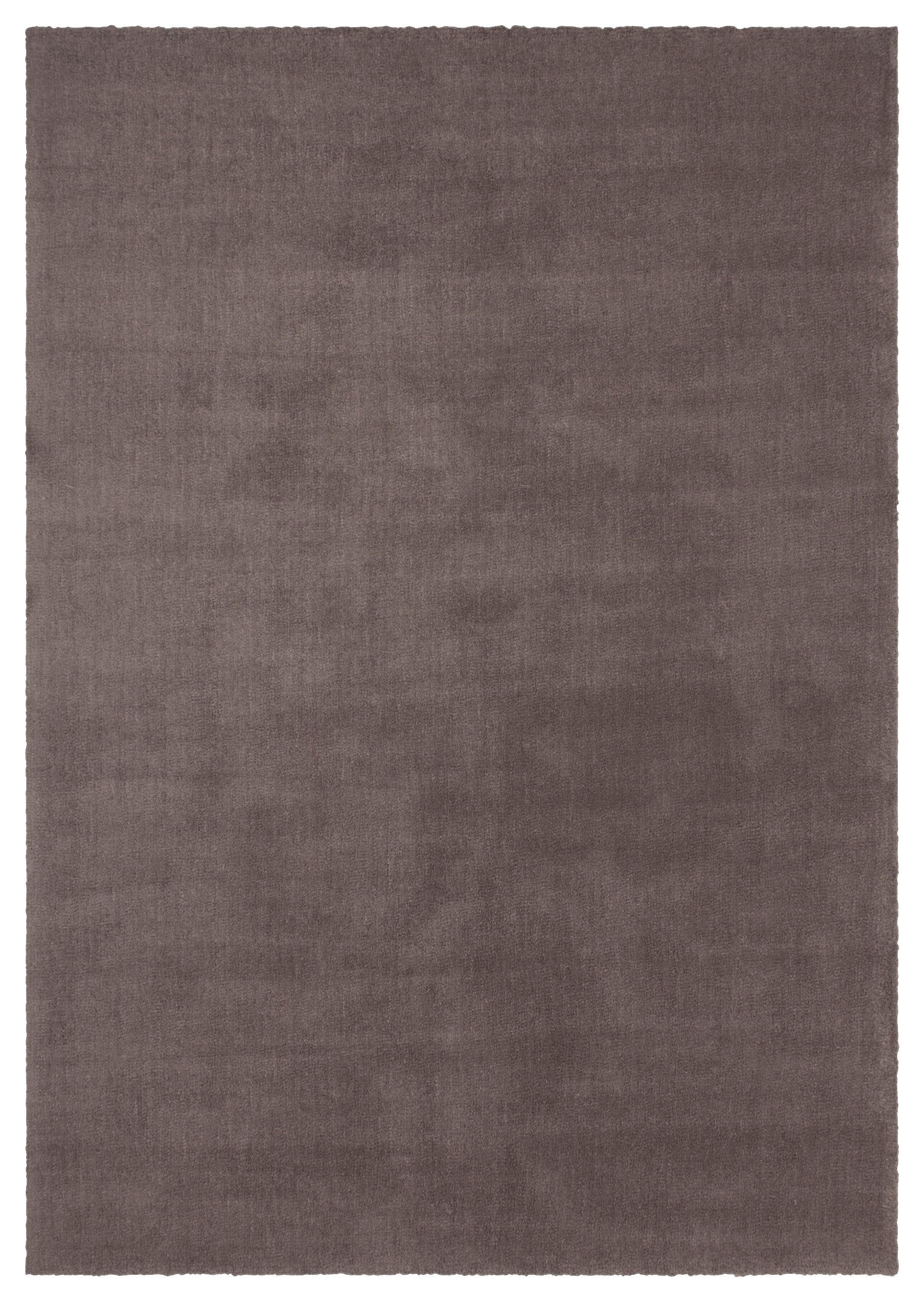 KOBEREC S VYSOKÝM VLASEM, 160/230 cm, hnědavě šedá - hnědavě šedá - textil