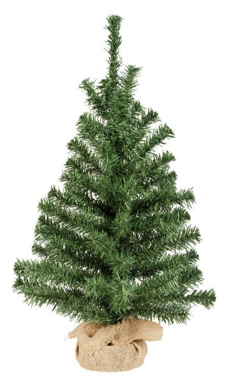 NOVOGODIŠNJA JELKA - zelena/bež, Osnovno, tekstil/plastika (35/60cm) - X-Mas