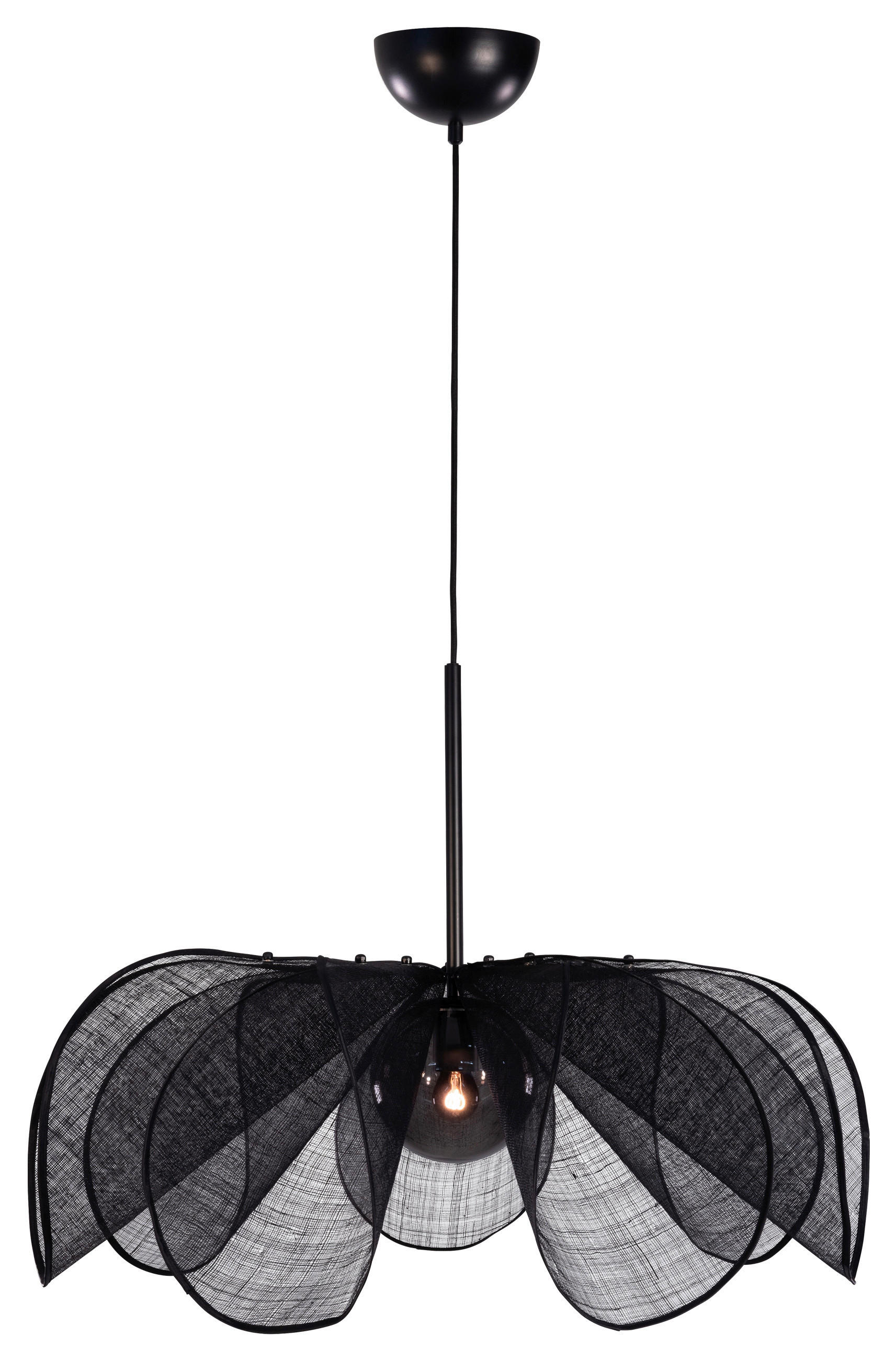 PENDELLEUCHTE STYRKA 75/60/75 cm   - Schwarz/Grau, Basics (75/60/75cm) - Markslöjd