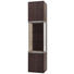 VITRINE in massiv Kerneiche Braun, Grau, Transparent - Transparent/Silberfarben, Natur, Glas/Holz (48/212/43cm) - Valnatura VITRINE in massiv Kerneiche Braun, Grau, Transparent - Transparent/Silberfarben, Natur, Glas/Holz (48/212/43cm) - Valnatura