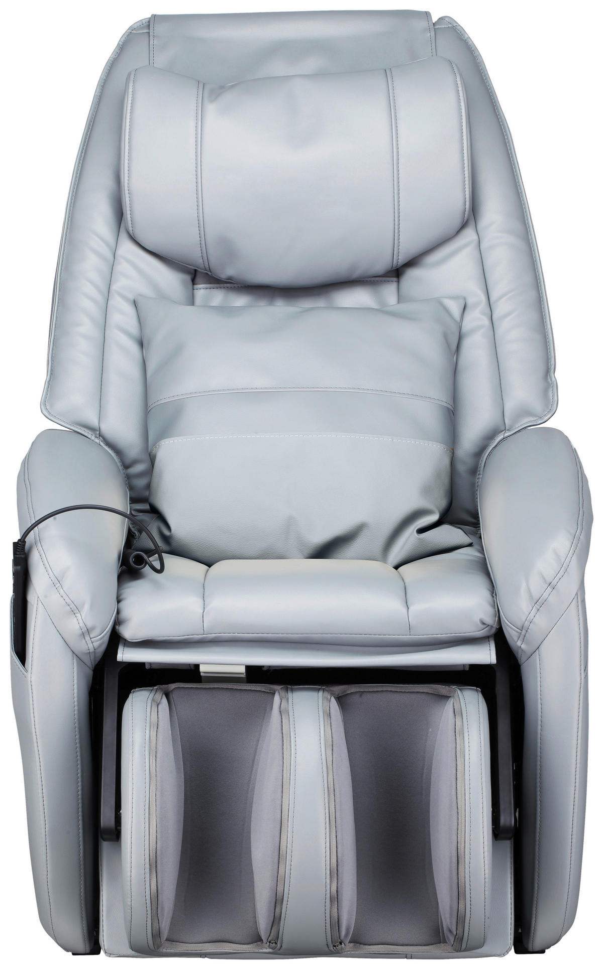 MASSAGESESSEL in Lederlook Grau  - Schwarz/Grau, Design, Textil (97/108/126cm) - Cantus