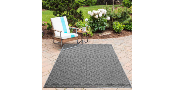 OUTDOORTEPPICH 80/150 cm Patara Grau - Grau, Design, Textil (80/150cm) - Novel