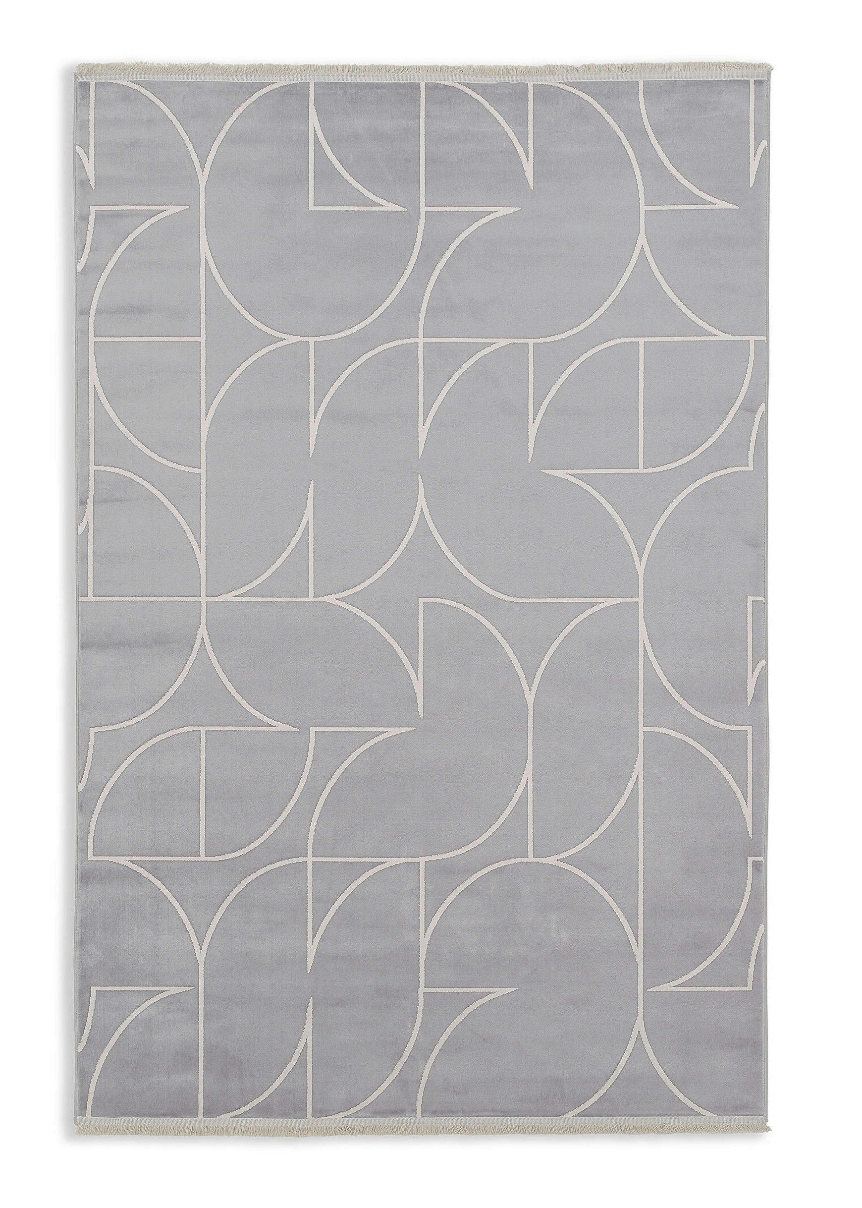 WEBTEPPICH 160/230 cm Magic Silberfarben rechteckig  - Silberfarben, Basics, Textil (160/230cm) - Schöner Wohnen