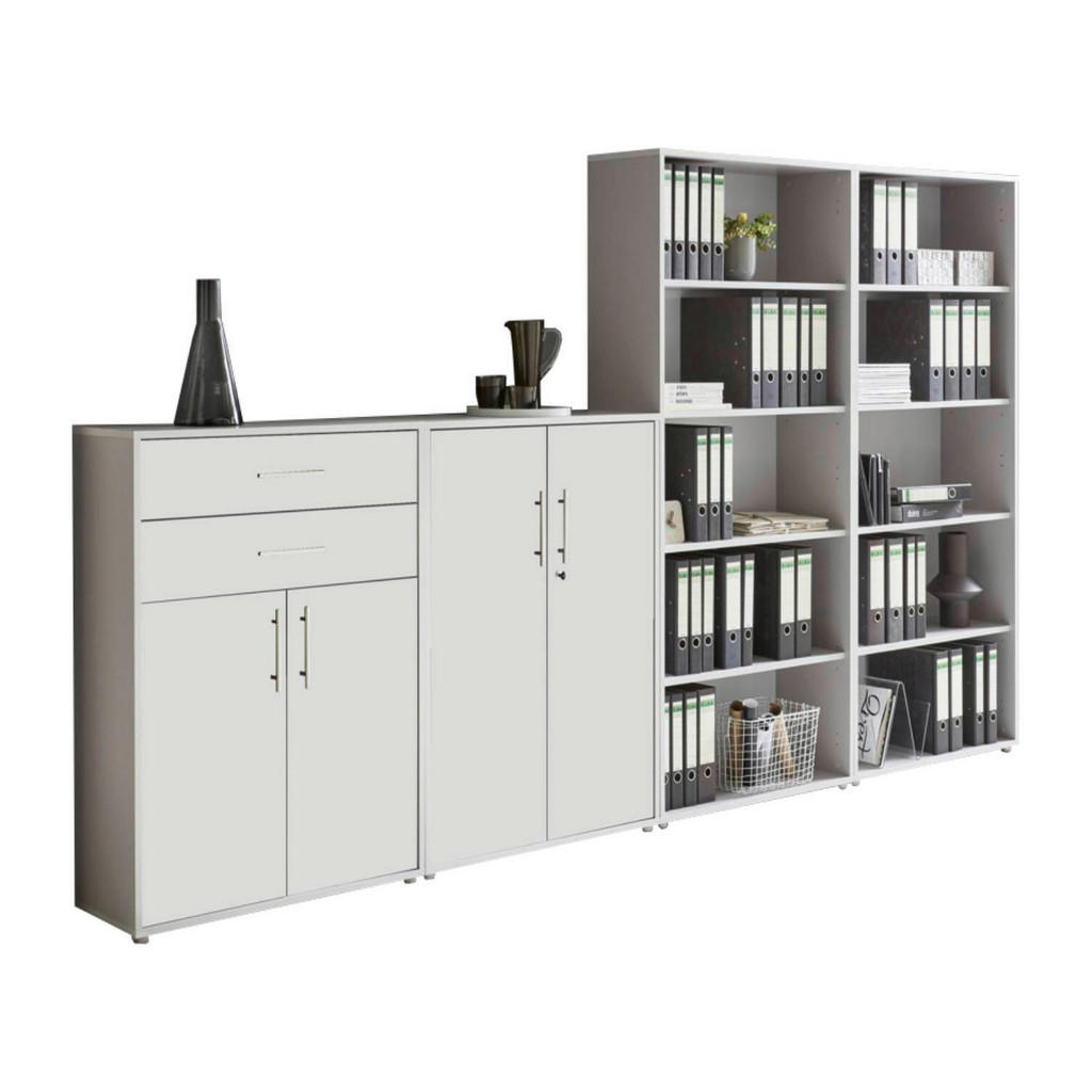 MID.YOU SKRINKA NA DOKUMENTY, sivá, biela, 337,6/185,6/33 cm