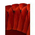 ARMLEHNSTUHL in Aluminium Velours - Schwarz/Orange, LIFESTYLE, Textil/Metall (60/78/55cm) - Landscape