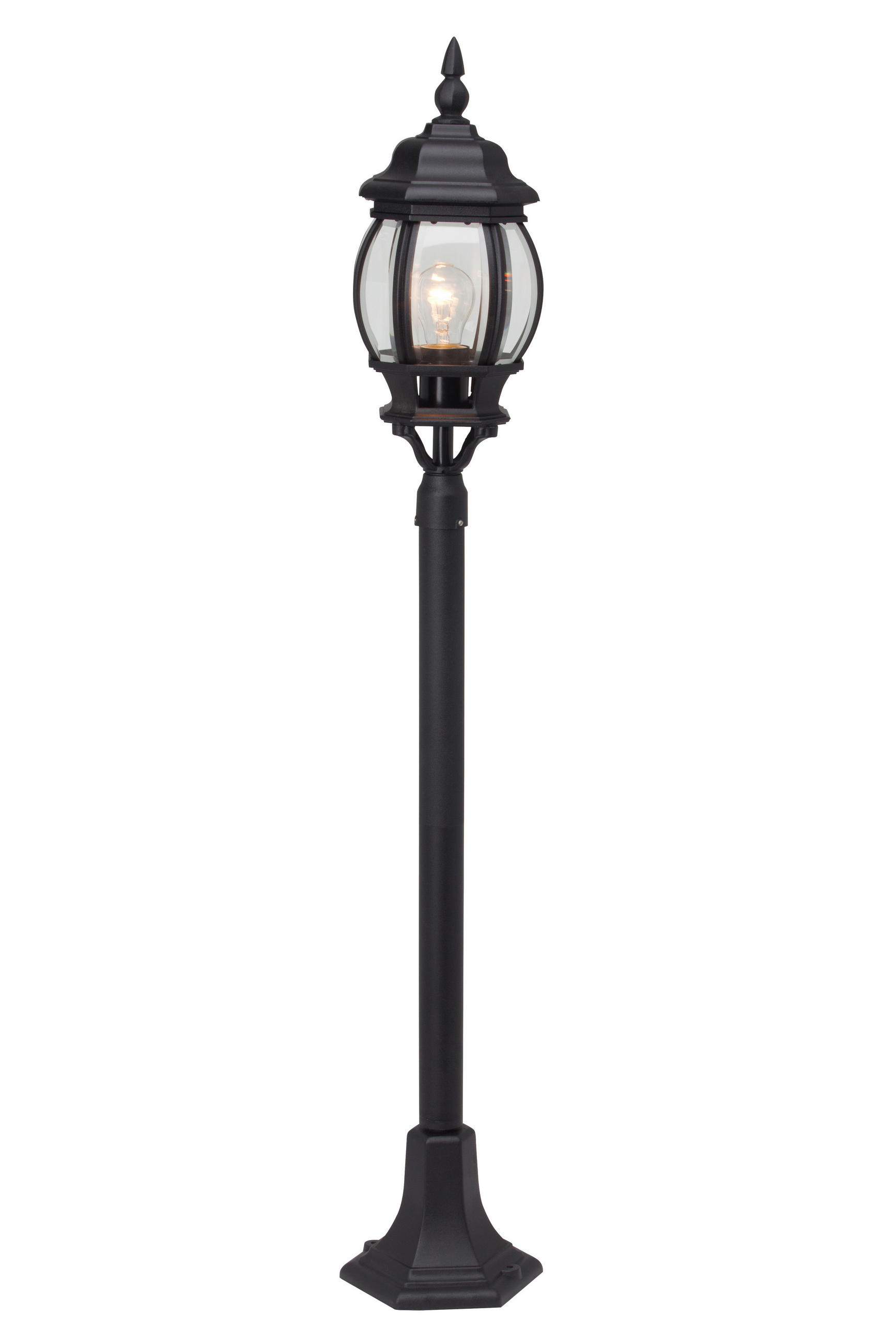 AUßENSTEHLEUCHTE 16/112 cm   - Schwarz, LIFESTYLE, Glas/Metall (16/112cm) - Brilliant