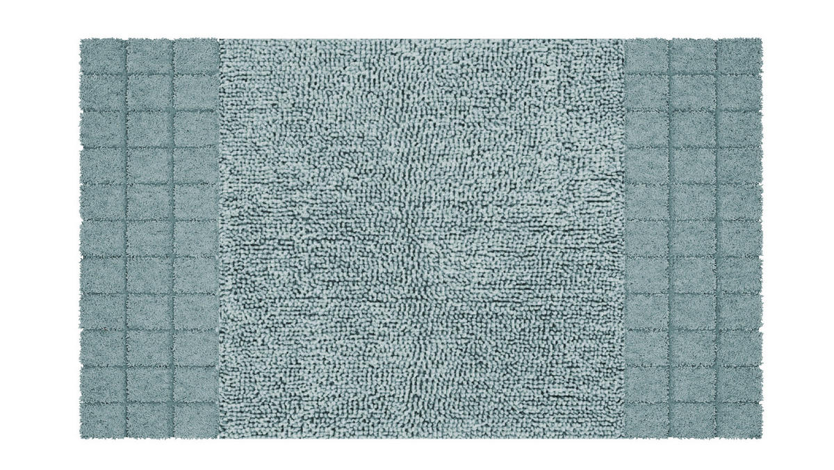BADEMATTE Grün 70/120 cm  - Grün, KONVENTIONELL, Kunststoff/Textil (70/120cm) - Grund
