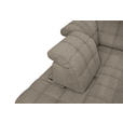 ECKSOFA in Webstoff Beige  297/216 cm  - Beige/Schwarz, Design, Holz/Textil (297/216cm) - Xora