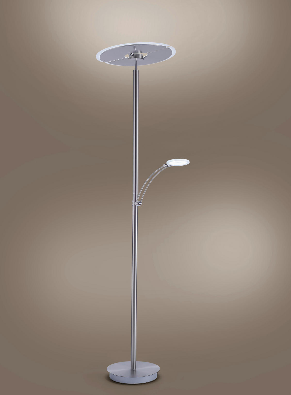 LED-DECKENFLUTER 68/45,5/200,3 cm    - Silberfarben, Basics, Metall (68/45,5/200,3cm) - Paul Neuhaus