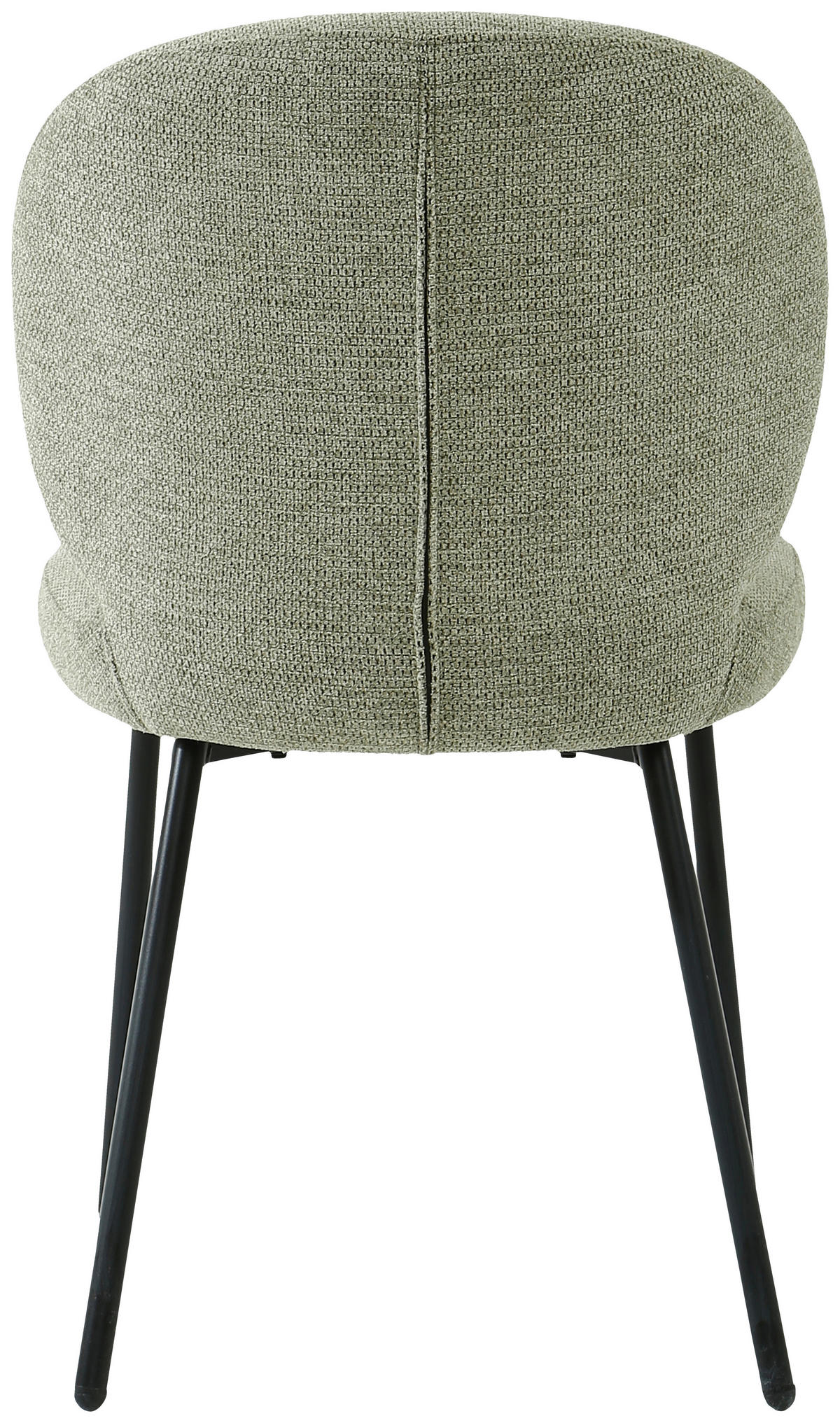 STUHL  in Eisen Leinenoptik Holz, Metall, Textil  - Schwarz/Grün, Design, Holz/Textil (49/86/64cm) - Ambia Home
