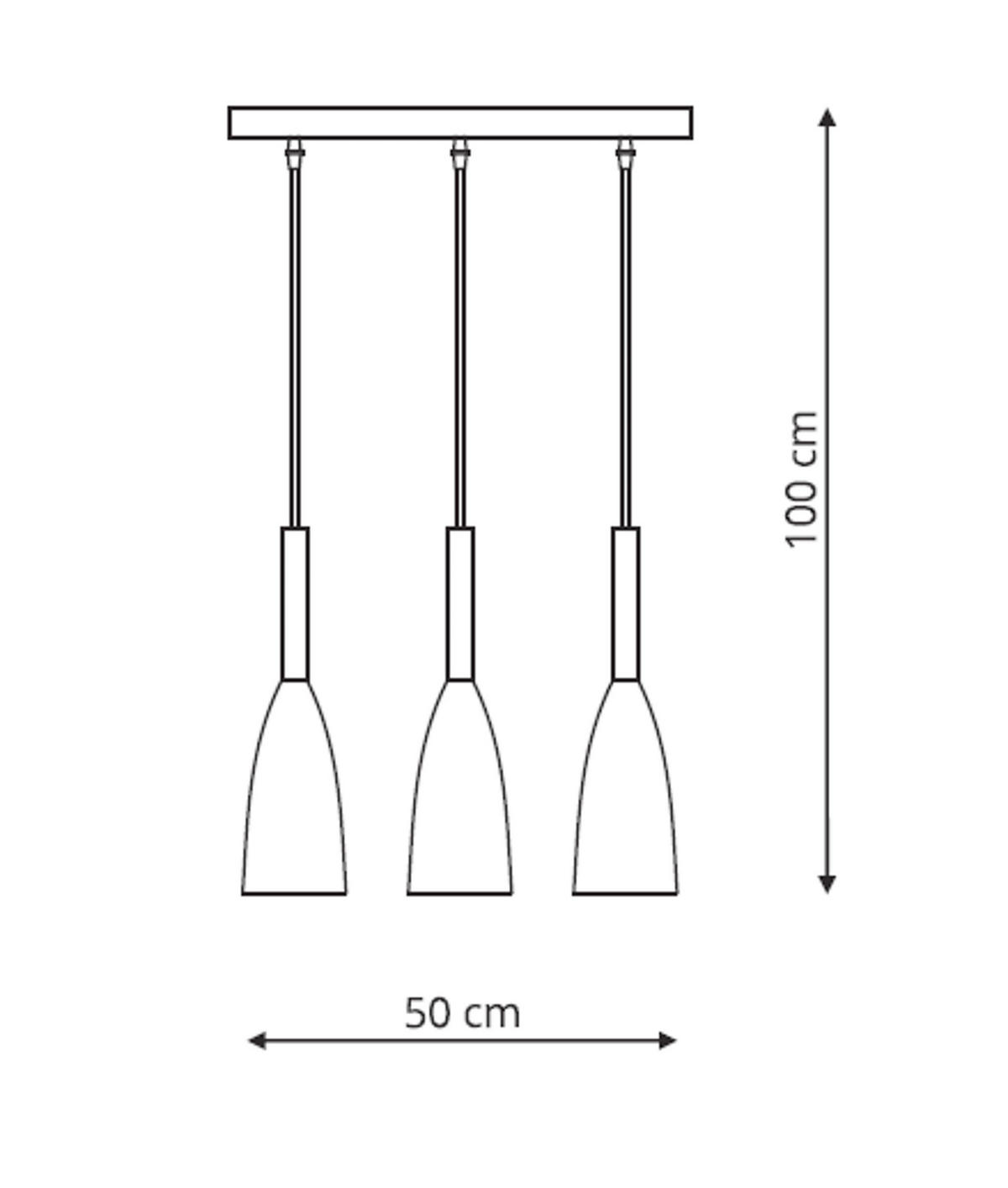 HÄNGELEUCHTE Solin  100/50/10 cm  - Goldfarben, Design, Metall (100/50/10cm)