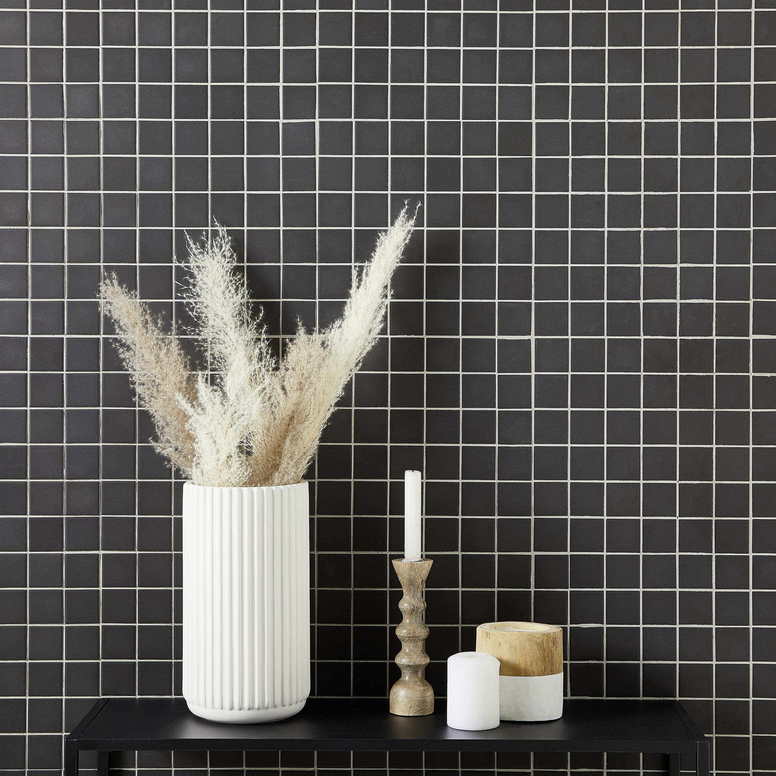 VASE 30 cm  - Weiß, Trend, Keramik (16/30cm) - Novel