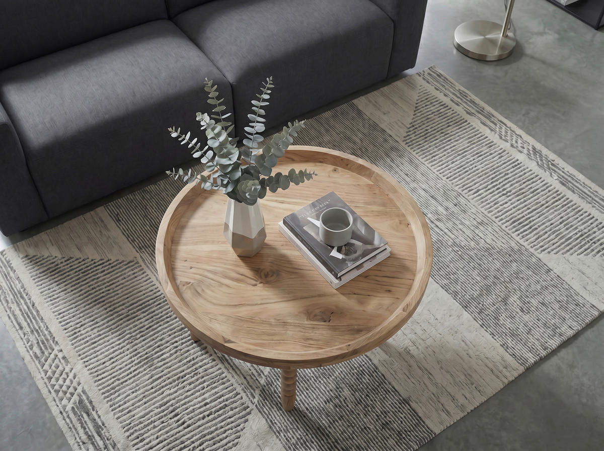 COUCHTISCH in Holz 60/60/40 cm  - Akaziefarben, Design, Holz (60/60/40cm) - Livetastic