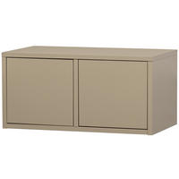 GARDEROBENBANK - Schlammfarben, Design, Holz (80/39/44cm) - Livetastic