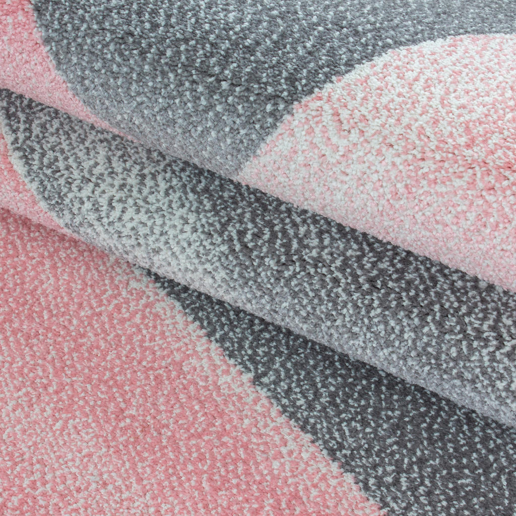 Thumbnail - Novel Läufer Beta, Rosa, Textil, geometrisch, rechteckig, 80x250 cm, Oeko-Tex® Standard 100, pflegeleicht, Teppiche & Bö...