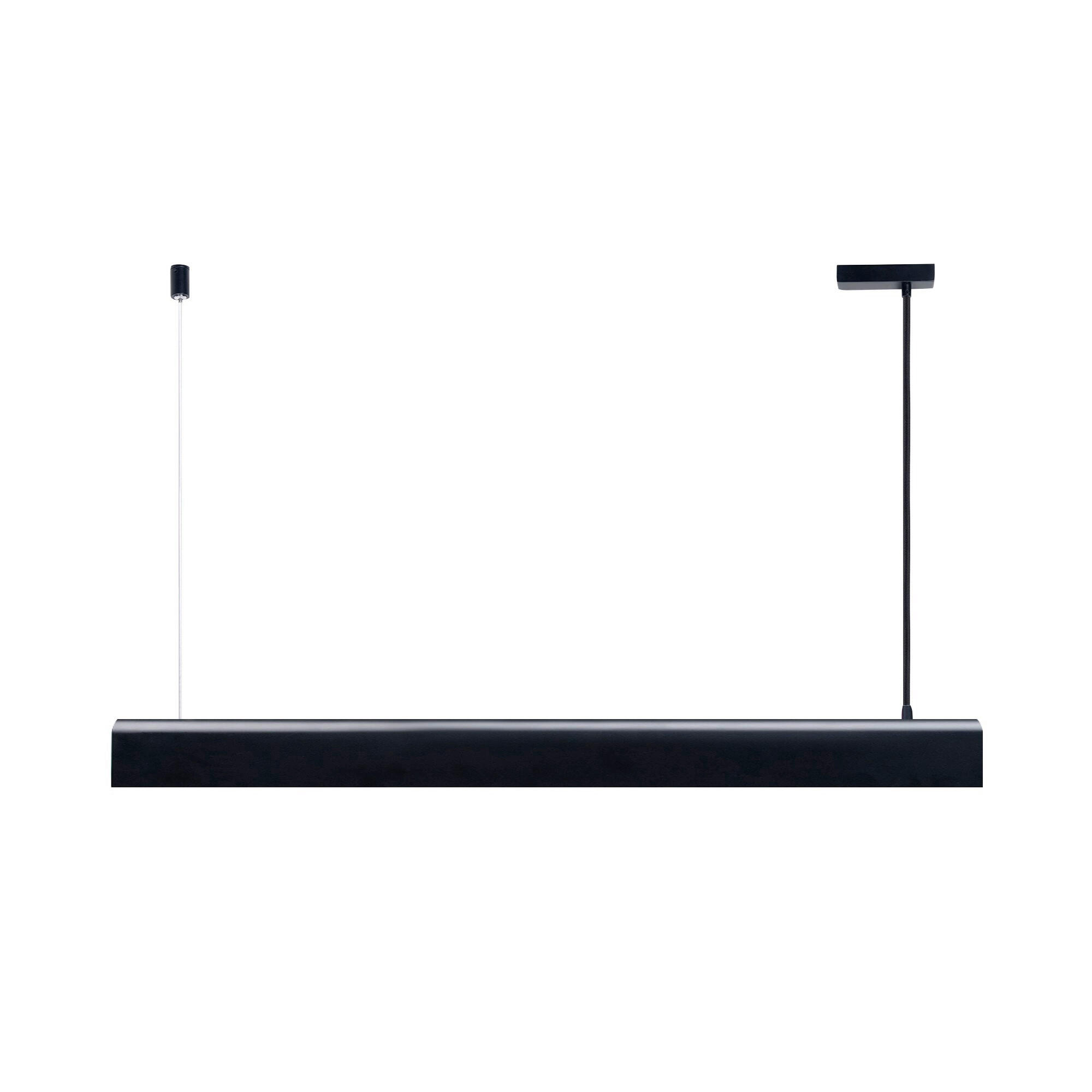 PENDELLEUCHTE Beau 8.5/8/100 cm  - Schwarz, Design, Metall (8.5/8/100cm) - Nordlux