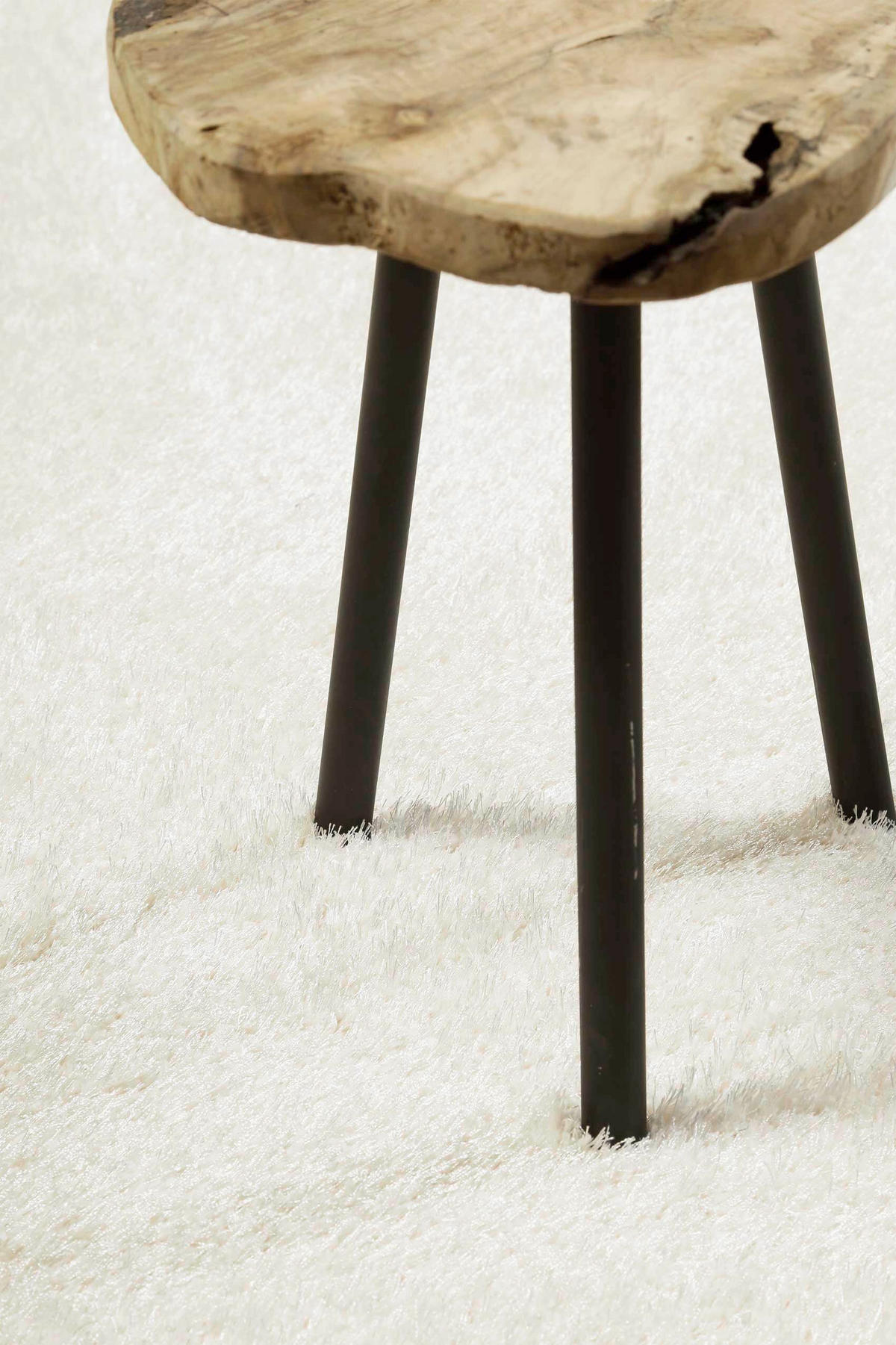 HOCHFLORTEPPICH 200/200 cm #Swagger Shag Creme quadratisch  - Creme, Basics, Textil (200/200cm) - WECON HOME