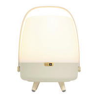 LED-TISCHLEUCHTE Lite-up Play Mini - Sound By JBL 21/29 cm   - Hellbraun, MODERN, Kunststoff (21/29cm)