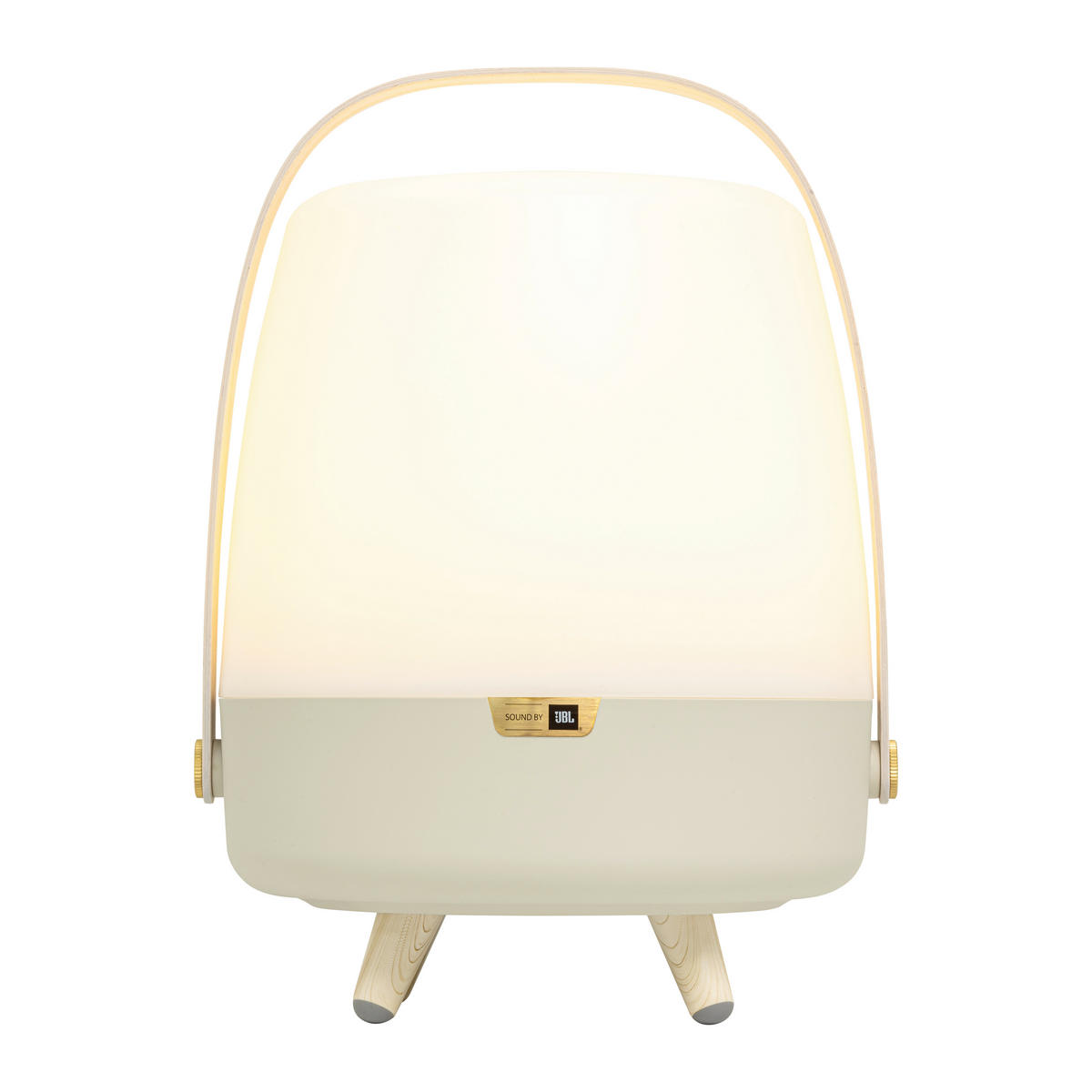 LED-TISCHLEUCHTE Lite-up Play Mini - Sound By JBL 21/29 cm   - Hellbraun, MODERN, Kunststoff (21/29cm)