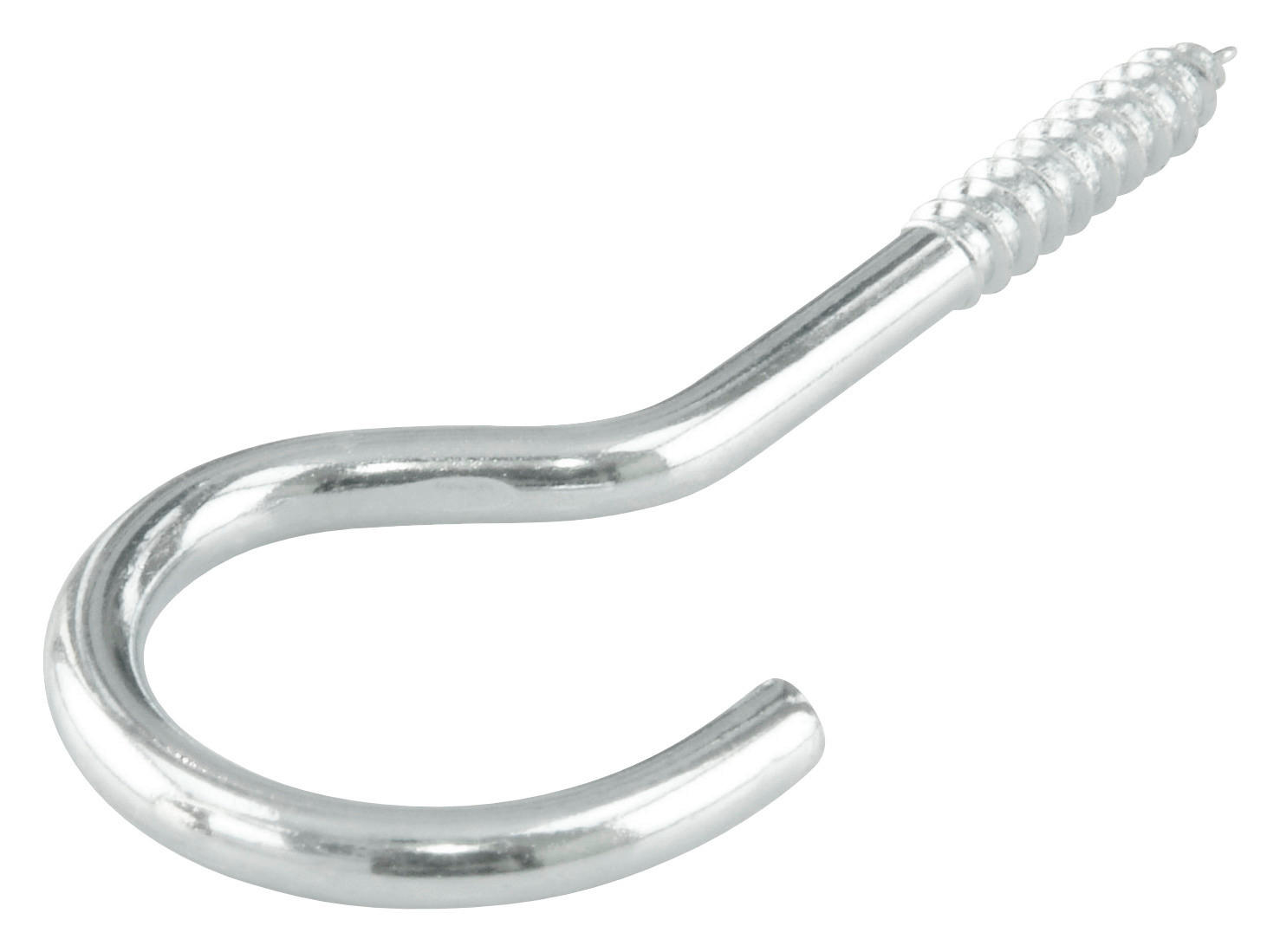 Schraubhaken Gebogen Stahl L: 5 cm 5 Stk. In Box